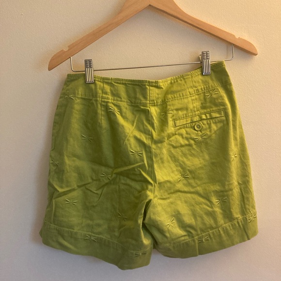 Women’s Talbots Green Shorts with Dragonfly Detail - Picture 6 of 7